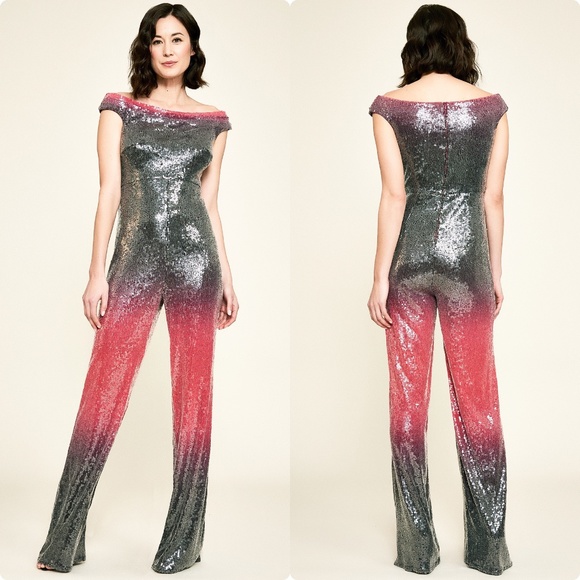 CRUX OFF-THE-SHOULDER  JUMPSUIT PRICE IS FIRM - Picture 1 of 7